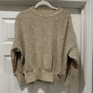 Abercrombie & Fitch Textured Beige Sweater